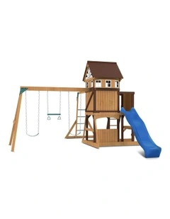 Meer Brook Swing Set, Monkey Bars & Play Centre with 2.2m Slide