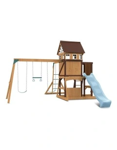 Meer Brook Swing Set, Monkey Bars & Play Centre with 2.2m Slide