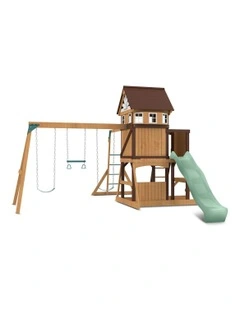 Meer Brook Swing Set, Monkey Bars & Play Centre with 2.2m Slide