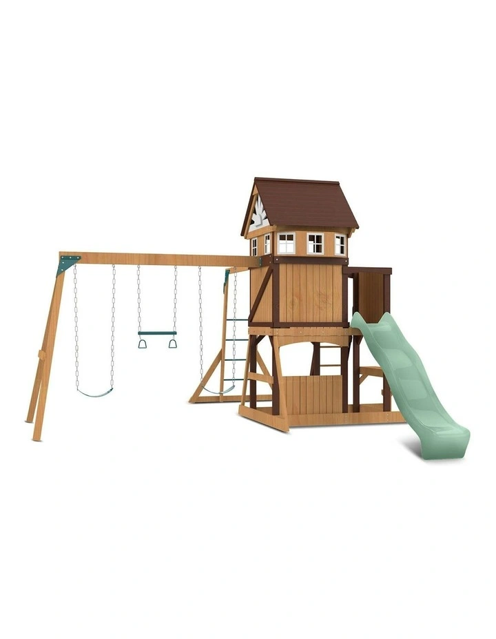 Meer Brook Swing Set, Monkey Bars & Play Centre with 2.2m Slide image 1