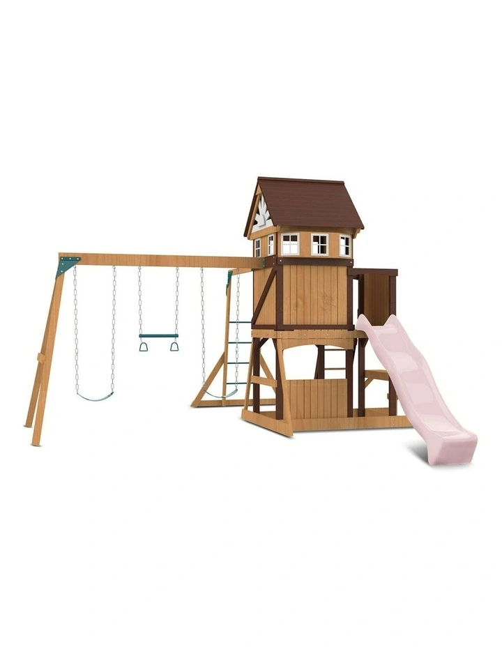 Meer Brook Swing Set, Monkey Bars & Play Centre with 2.2m Slide image 1