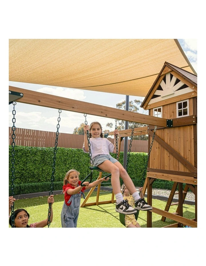 Meer Brook Swing Set, Monkey Bars & Play Centre with 2.2m Slide image 5