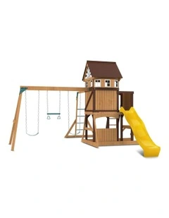 Meer Brook Swing Set, Monkey Bars & Play Centre with 2.2m Slide