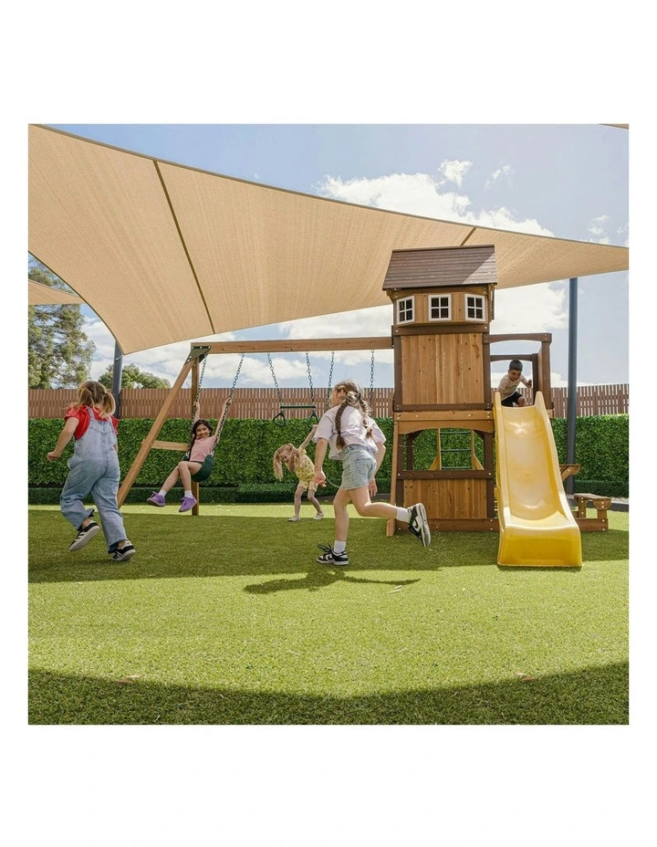 Meer Brook Swing Set, Monkey Bars & Play Centre with 2.2m Slide image 3