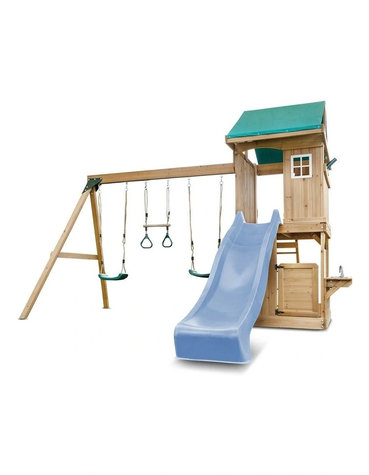 Montrose Swing Set & Play Centre with 2.2m Slide image 2