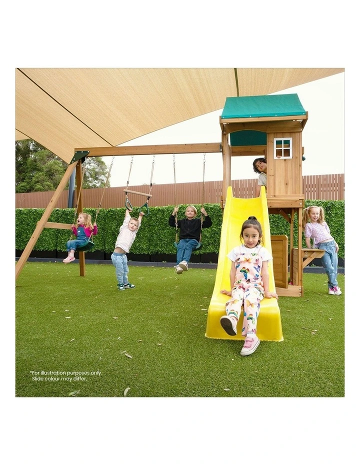 Montrose Swing Set & Play Centre with 2.2m Slide image 4