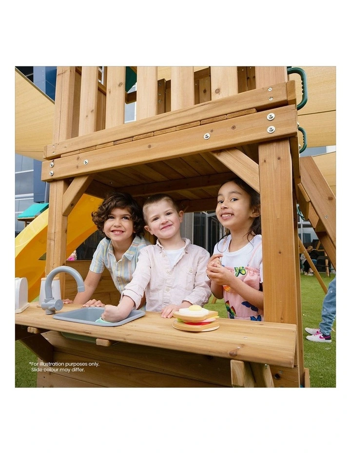 Montrose Swing Set & Play Centre with 2.2m Slide image 7