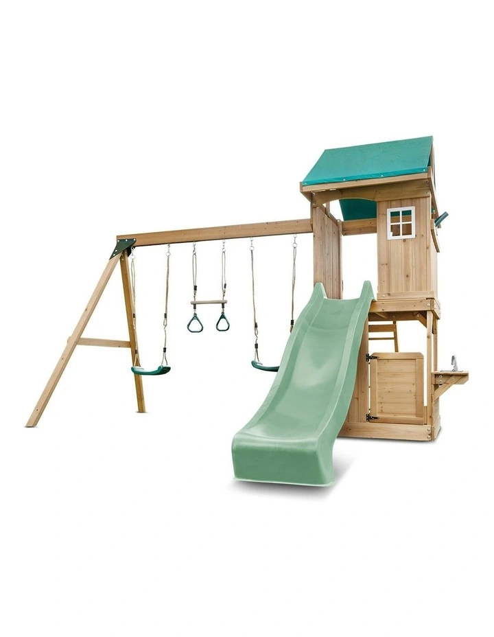 Montrose Swing Set & Play Centre with 2.2m Slide image 2