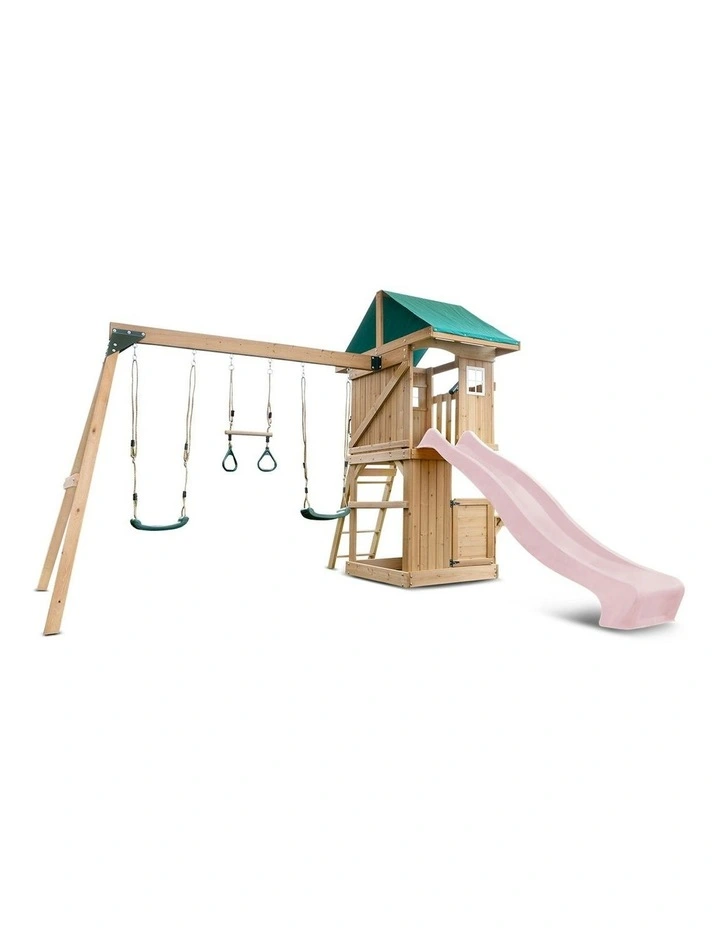 Montrose Swing Set & Play Centre with 2.2m Slide image 1