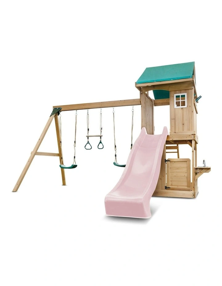 Montrose Swing Set & Play Centre with 2.2m Slide image 2