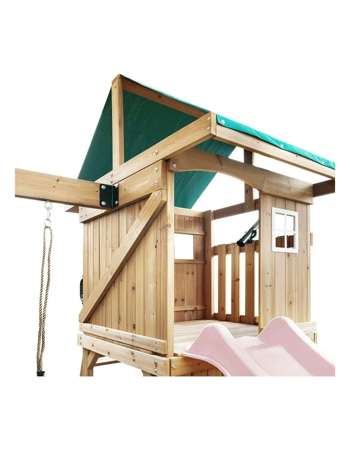 Montrose Swing Set & Play Centre with 2.2m Slide image 3