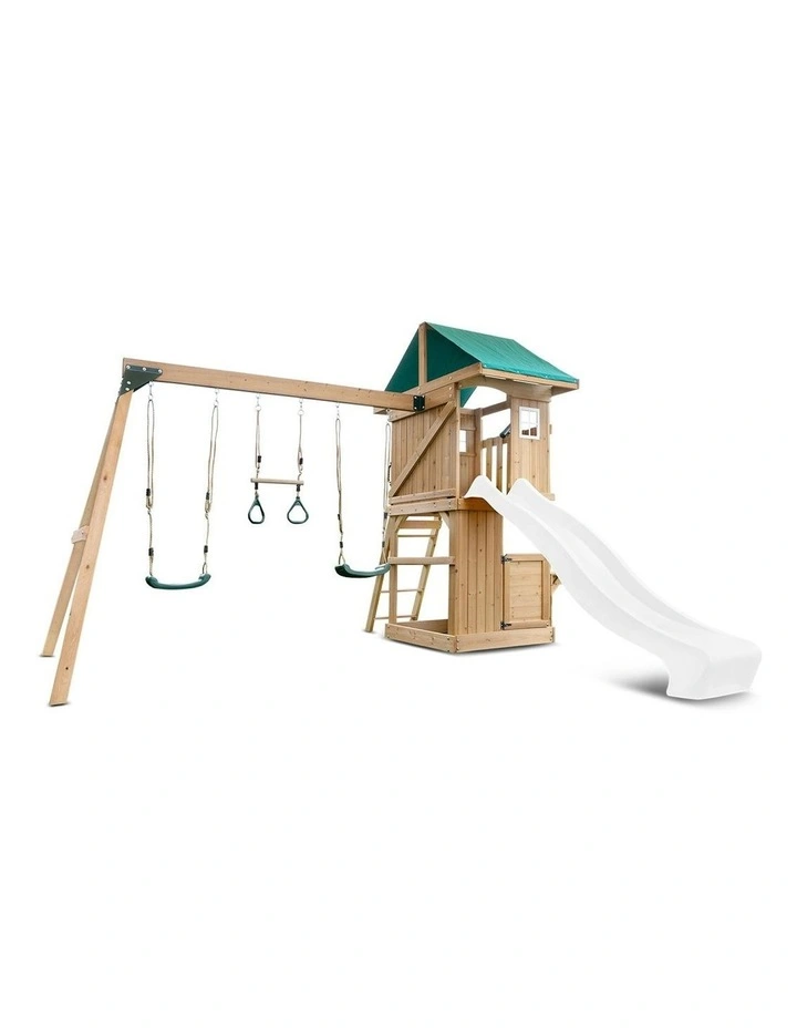 Montrose Swing Set & Play Centre with 2.2m Slide image 1