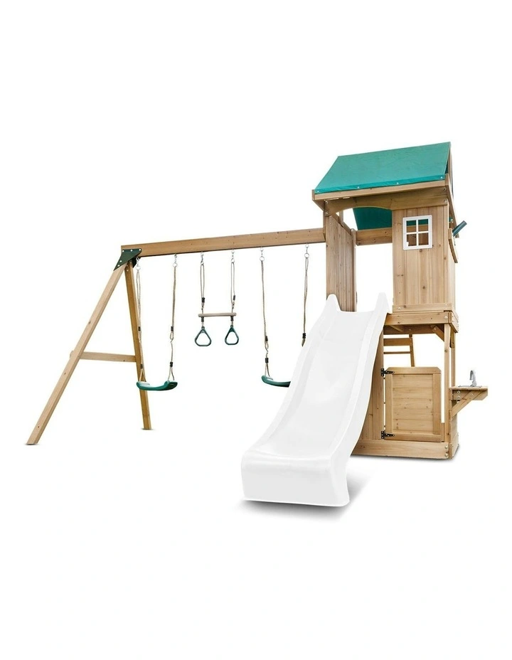 Montrose Swing Set & Play Centre with 2.2m Slide image 2