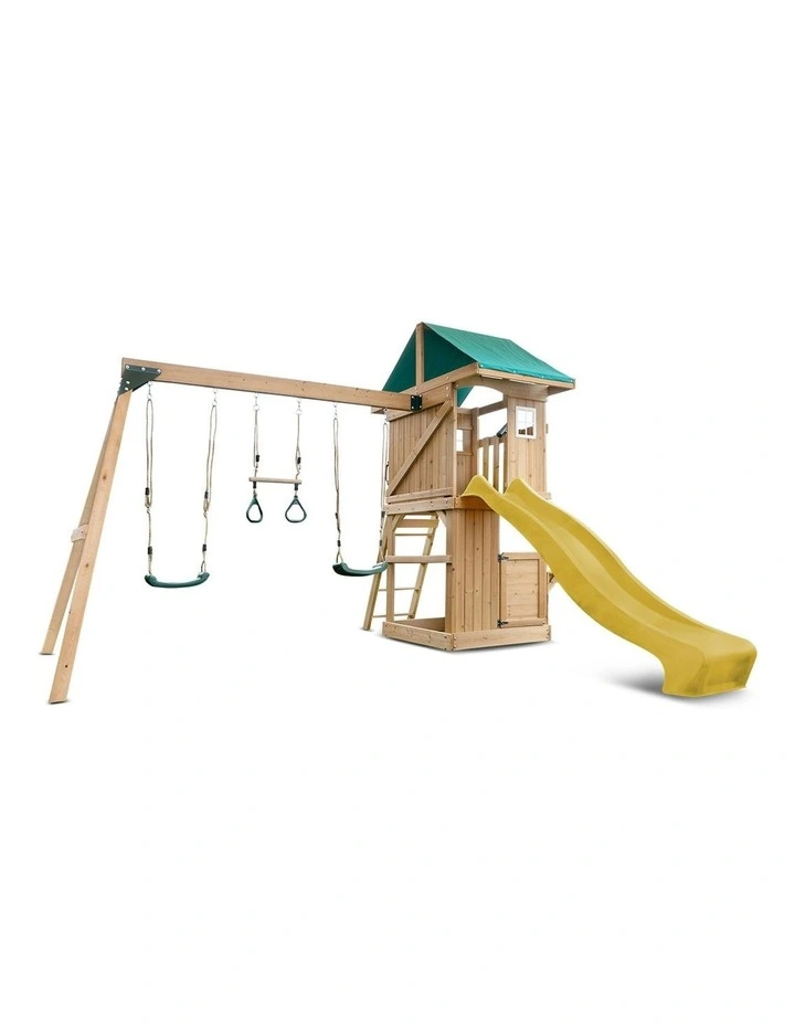 Montrose Swing Set & Play Centre with 2.2m Slide image 1