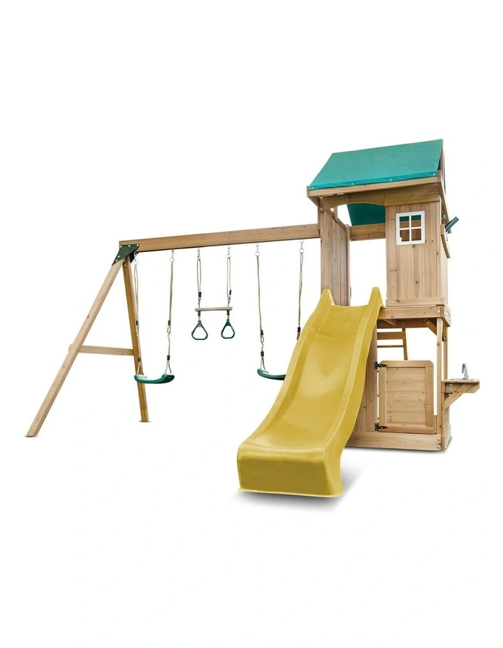 Montrose Swing Set & Play Centre with 2.2m Slide image 2