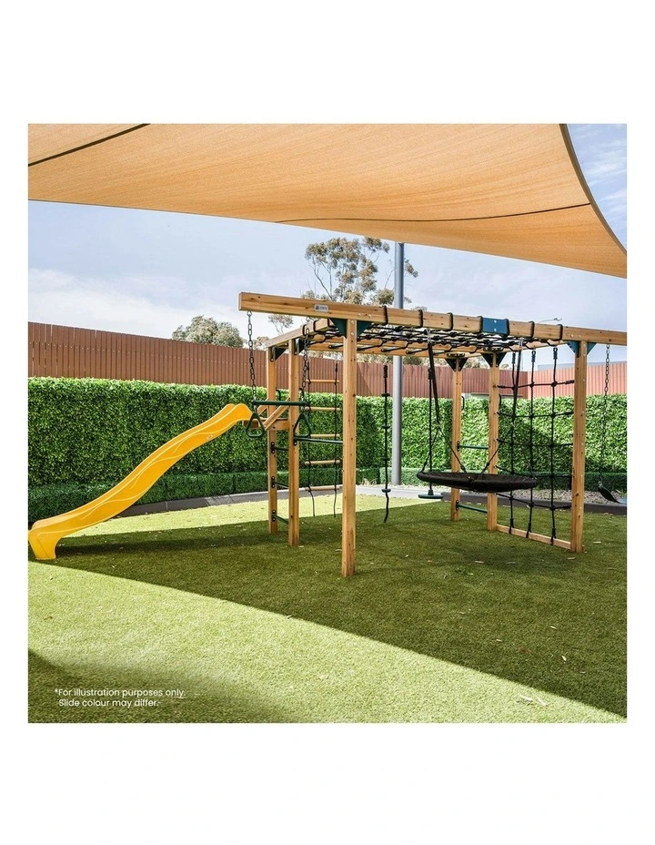 Orangutan Monkey Bars Jungle Gym Climbing Frame with 2.2m Slide image 2