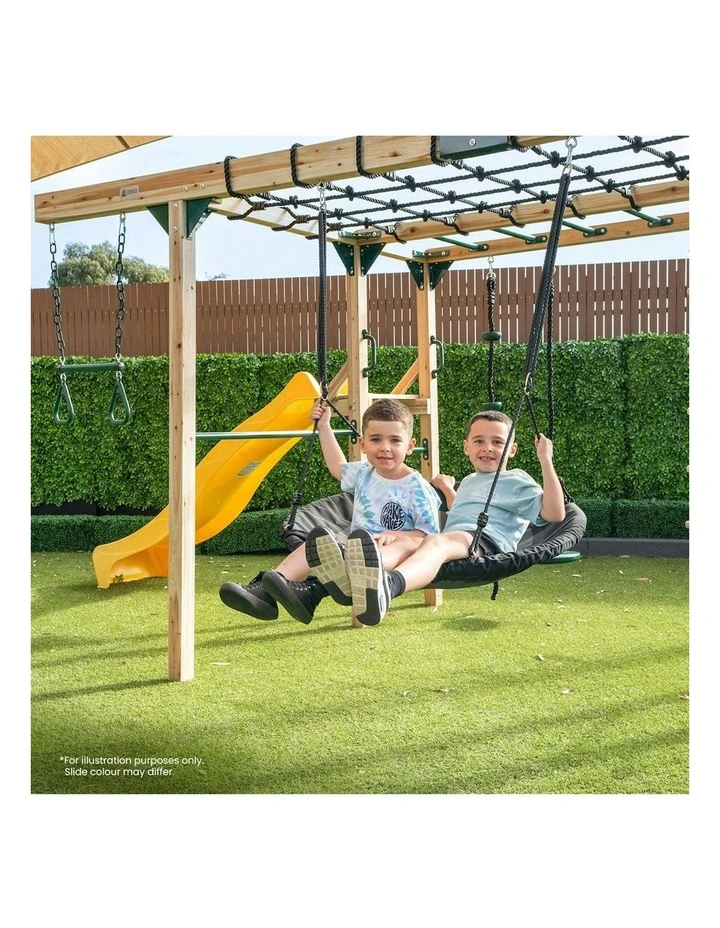 Orangutan Monkey Bars Jungle Gym Climbing Frame with 2.2m Slide image 6