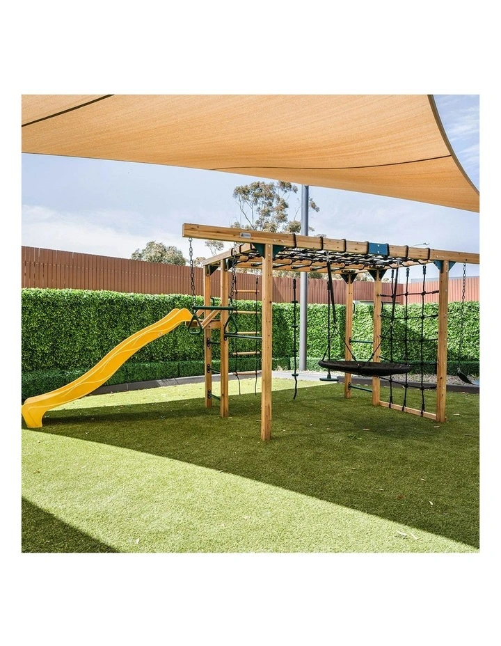 Orangutan Monkey Bars Jungle Gym Climbing Frame with 2.2m Slide image 2