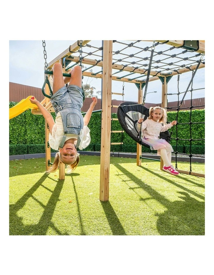 Orangutan Monkey Bars Jungle Gym Climbing Frame with 2.2m Slide image 4