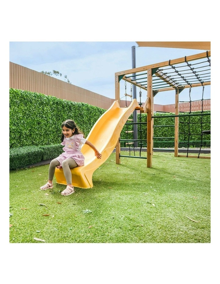 Orangutan Monkey Bars Jungle Gym Climbing Frame with 2.2m Slide image 5