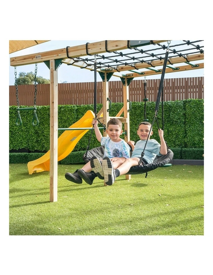 Orangutan Monkey Bars Jungle Gym Climbing Frame with 2.2m Slide image 6