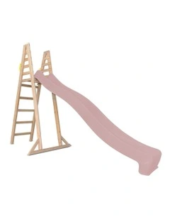 Lifespan Kids Jumbo Climb &  3.0m Slide in Pastel Pink
