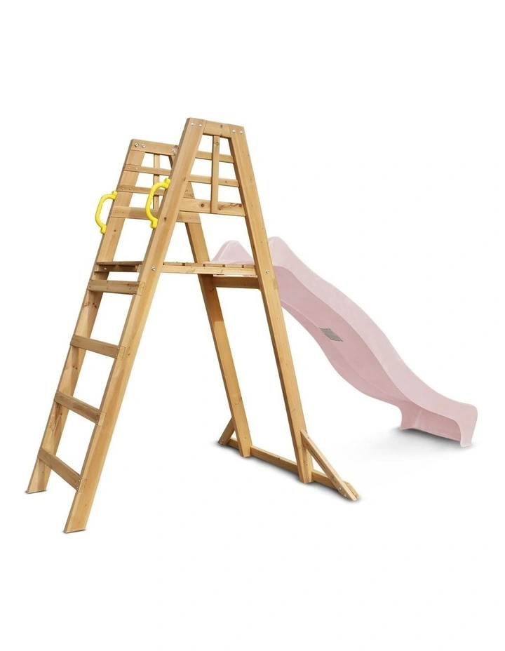 Lifespan Kids Sunshine Climb &  2.2m Slide in Pastel Pink image 6