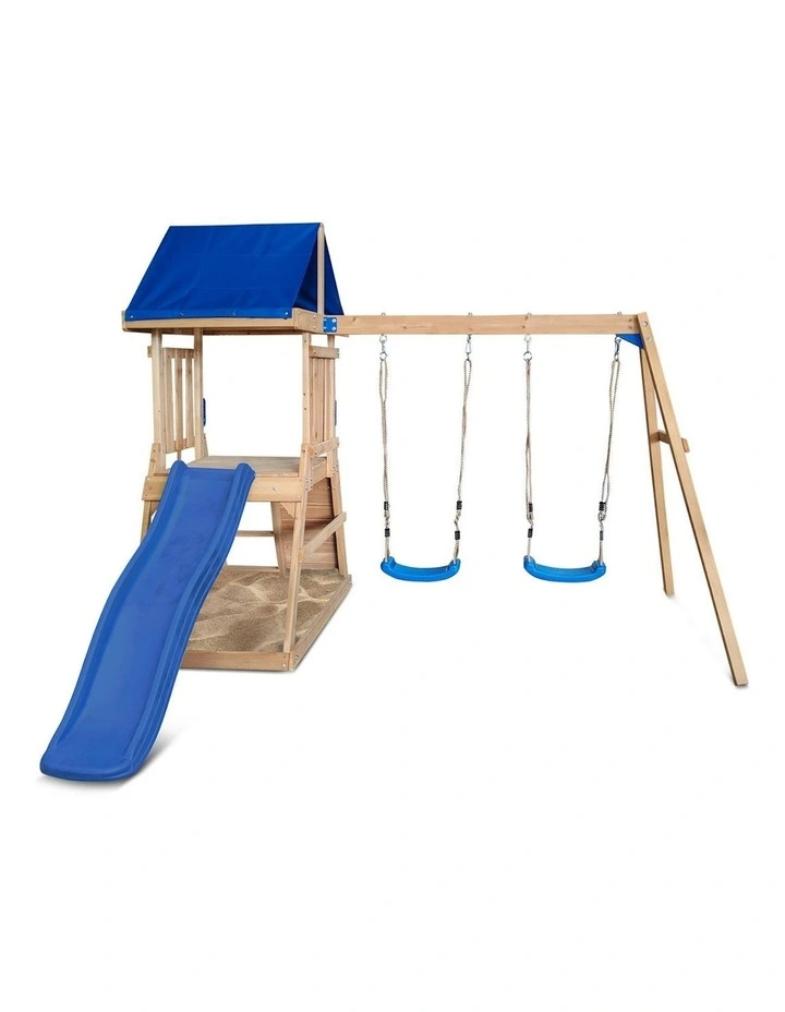 Hazelbrook Swing Set And Playground with Slide 1.8m image 1