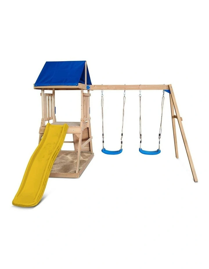 Hazelbrook Swing Set And Play Centre with Slide 1.8m image 1