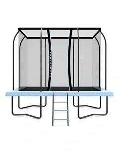 Bounce Zone M Rectangular Spring Trampoline Set