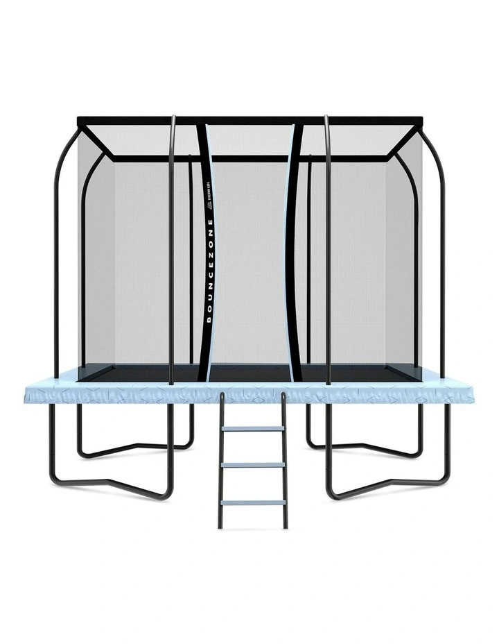 Bounce Zone M Rectangular Spring Trampoline Set image 1