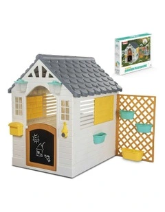 Garden Playhouse With Fence