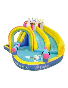 Rainbow Slide And Splash