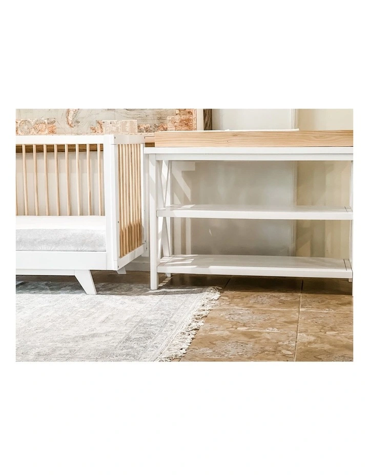 Hampton 3 Tiered Table With Change Tray Top Natural/White image 4