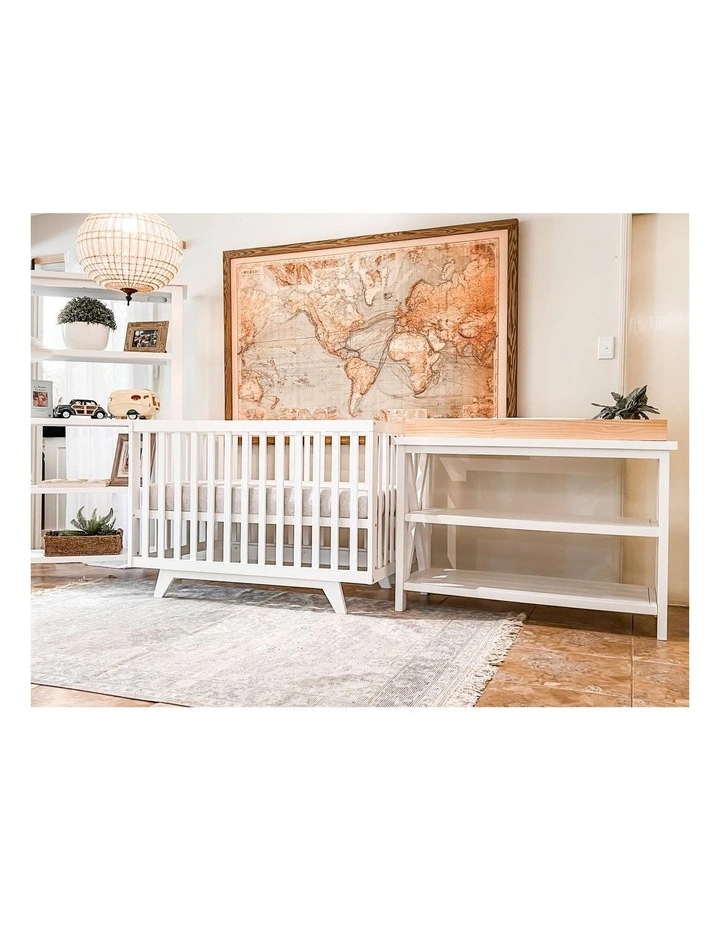 Hampton 3 Tiered Table With Change Tray Top Natural/White image 6