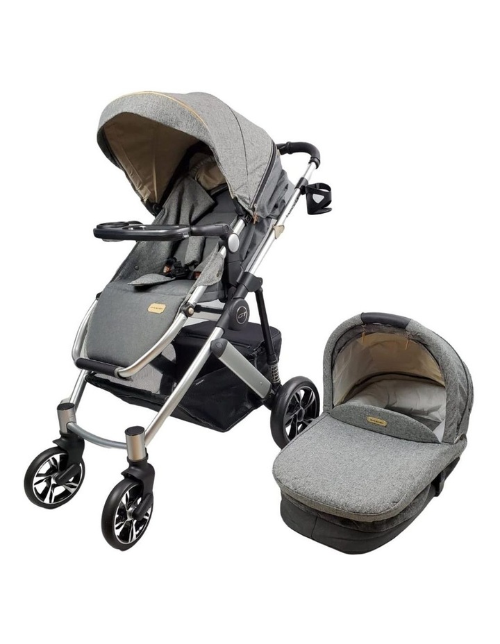 grey baby pram