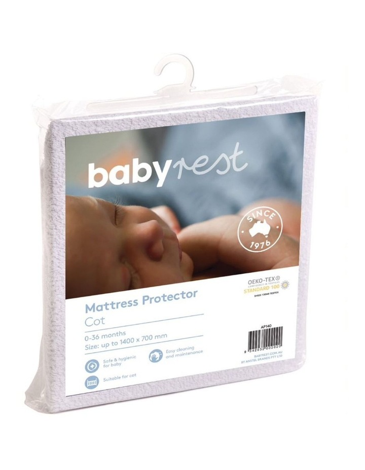 anstel waterproof mattress protector euro cot up to 1400 x 700 mm myer