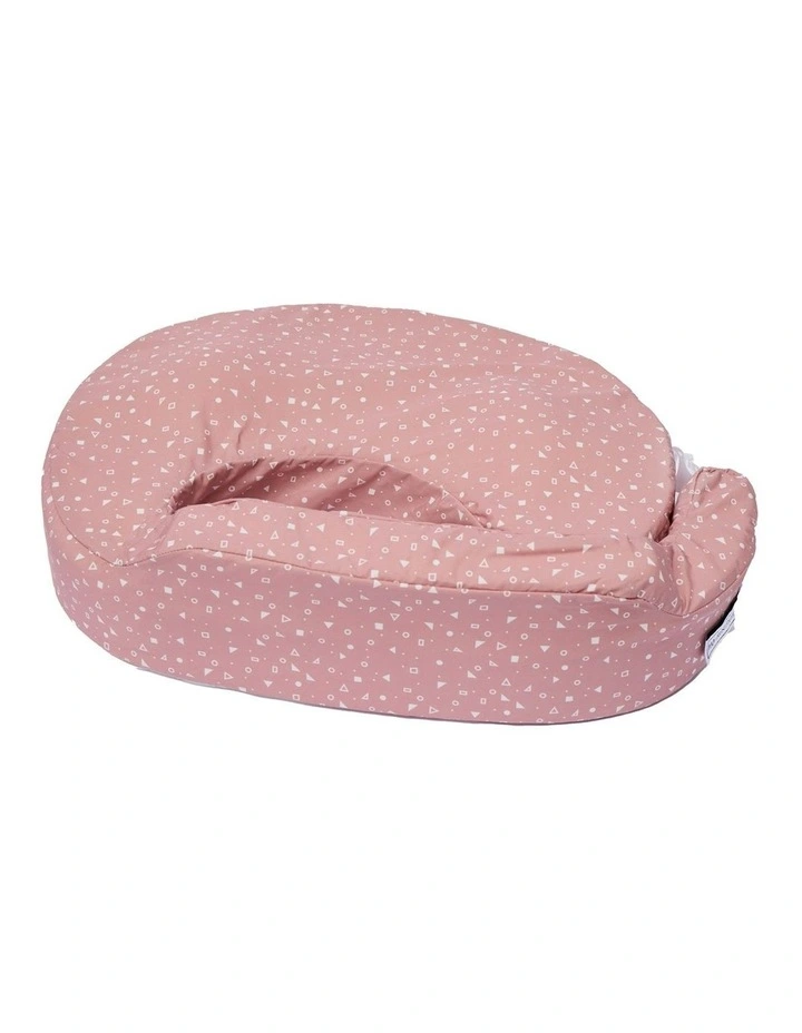 My Brest Friend Original Breastfeeding Pillow - Dusty Rose Geo image 2