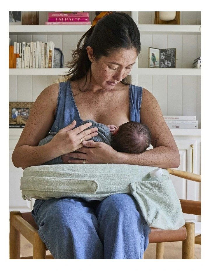 Breastfeeding Pillow Deluxe - Spring Green image 3