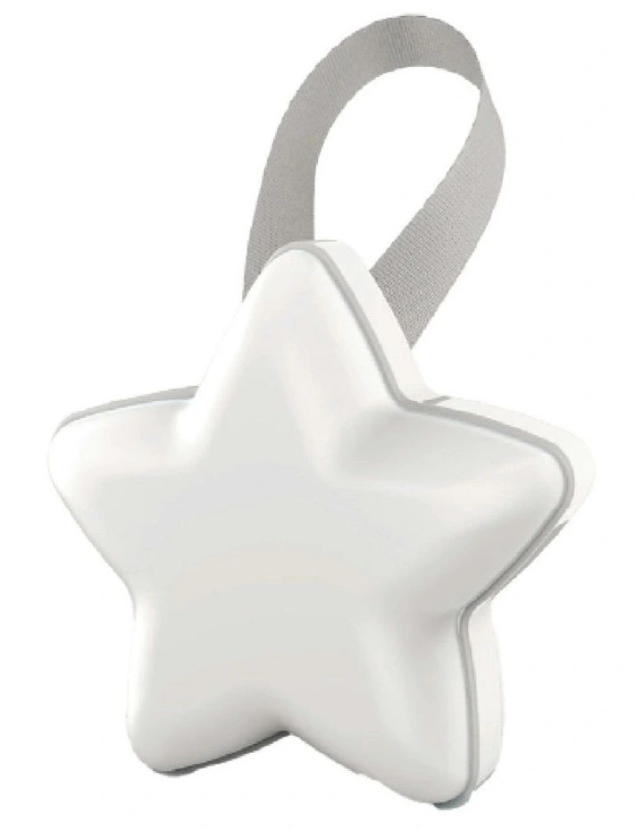 Portable Musical Night Light and Sleep Soother in White image 1
