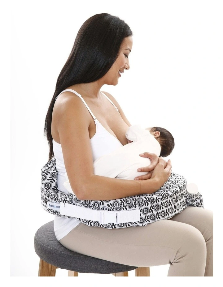 Original Nursing Pillow in Midnight Poppy image 5