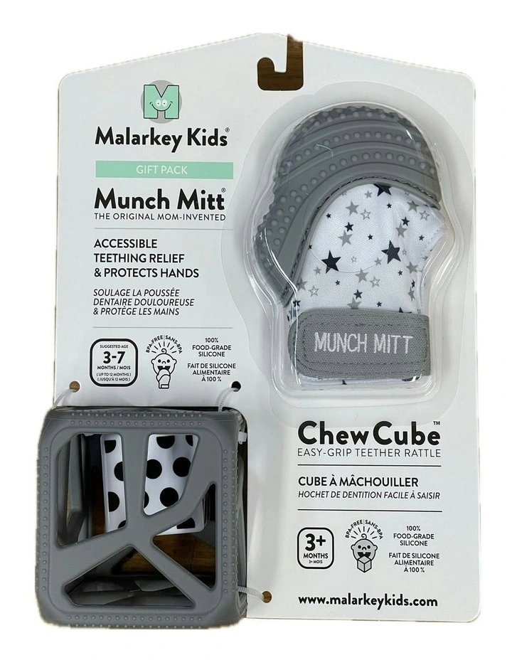 Gift Pack Mitten & Cube in Grey image 1