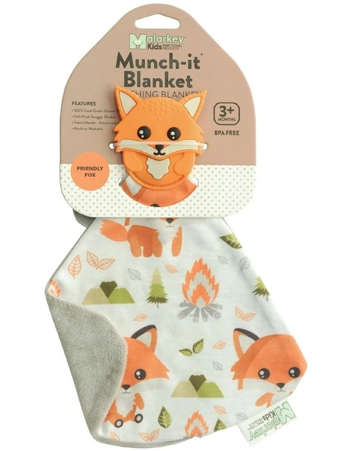 Munch-It Blanket Friendly Fox in Orange image 2