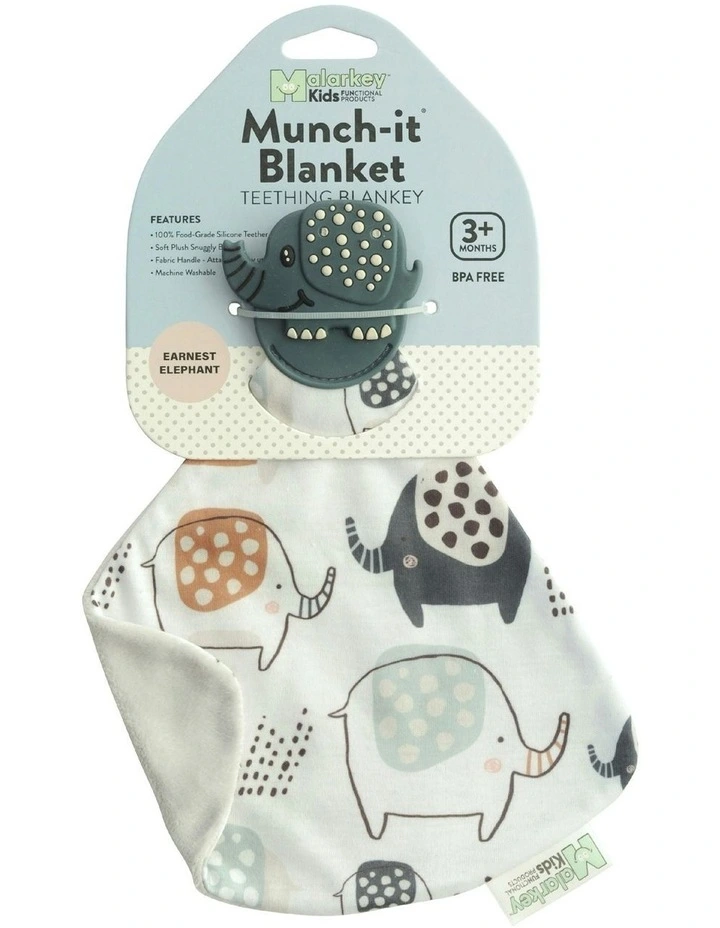 Munch-It Blanket Earnest Elephant in Multi image 2