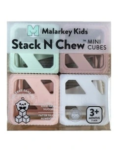 Stack N Chew Mini Cubes 4 Pack in Multi