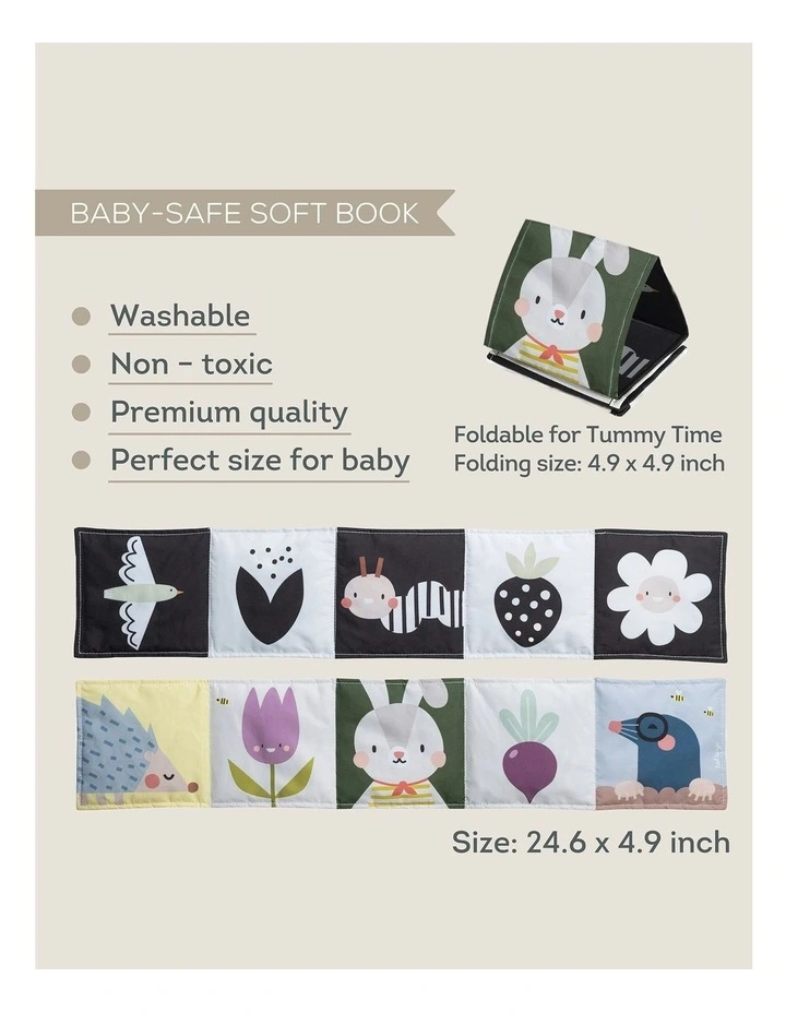 Bunny Soft Sensory Pram Book image 2