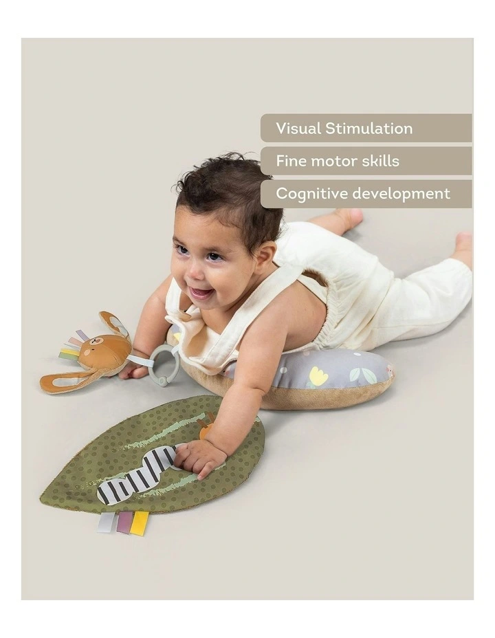 Tummy Time Set With Rattle Bunny And Crinkle Leaf For 06 Months image 5