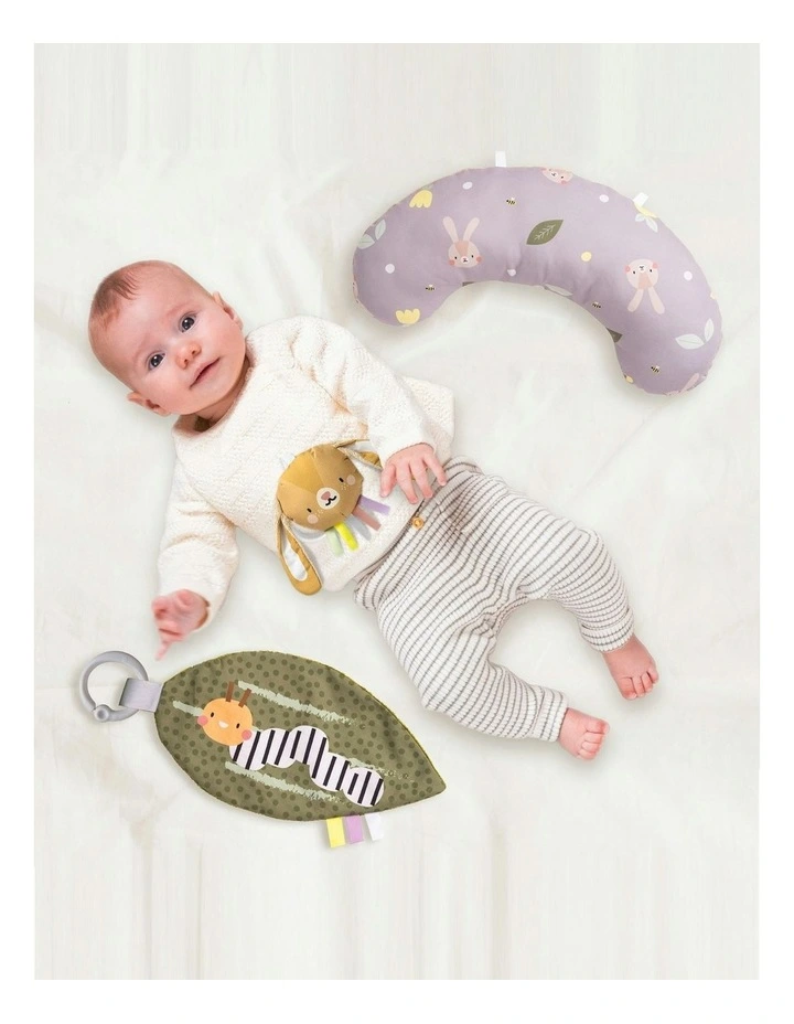 Tummy Time Set With Rattle Bunny And Crinkle Leaf For 06 Months image 6
