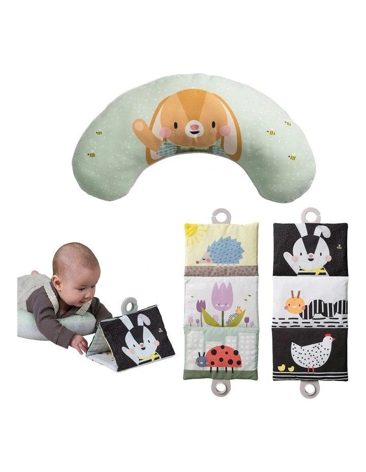 Tummy Time Double-Sided Crinkle Book And Development Cushion image 1