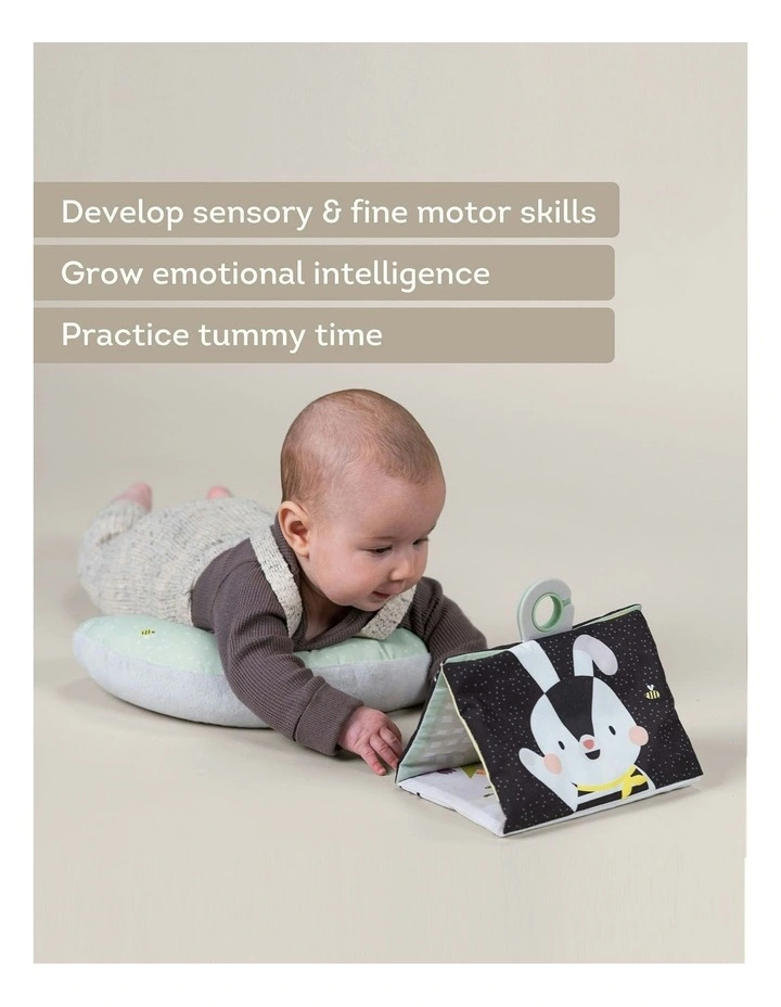 Tummy Time Double-Sided Crinkle Book And Development Cushion image 4